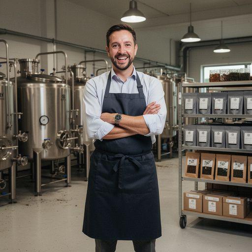 Bouteille d'eau minГ©rale Г  cГґtГ© d'une tasse de thГ© vert Sencha.